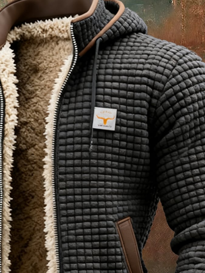 ARDEN LINED QUILTED FLEECE JACKET