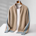 FERRARA CASHMERE ZIP-THROUGH JACKET