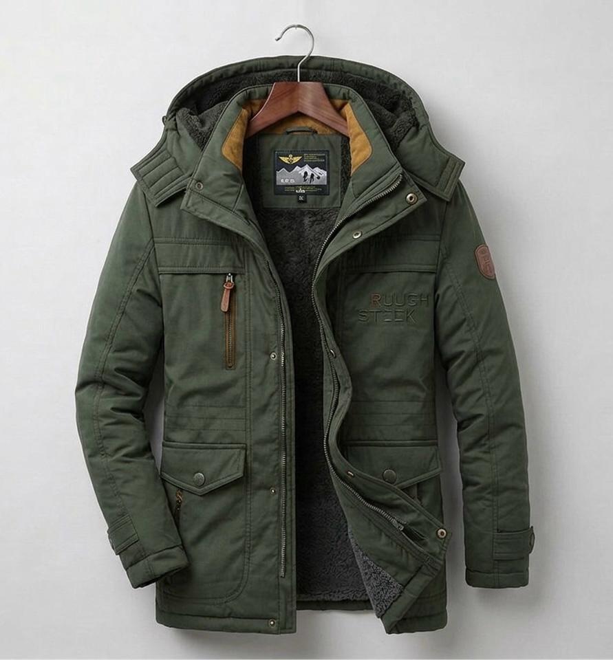 Adrian | Fleece-Lined Winter Jacket