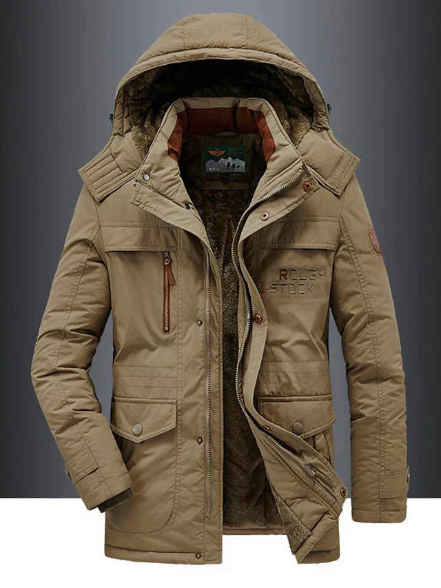 Adrian | Fleece-Lined Winter Jacket