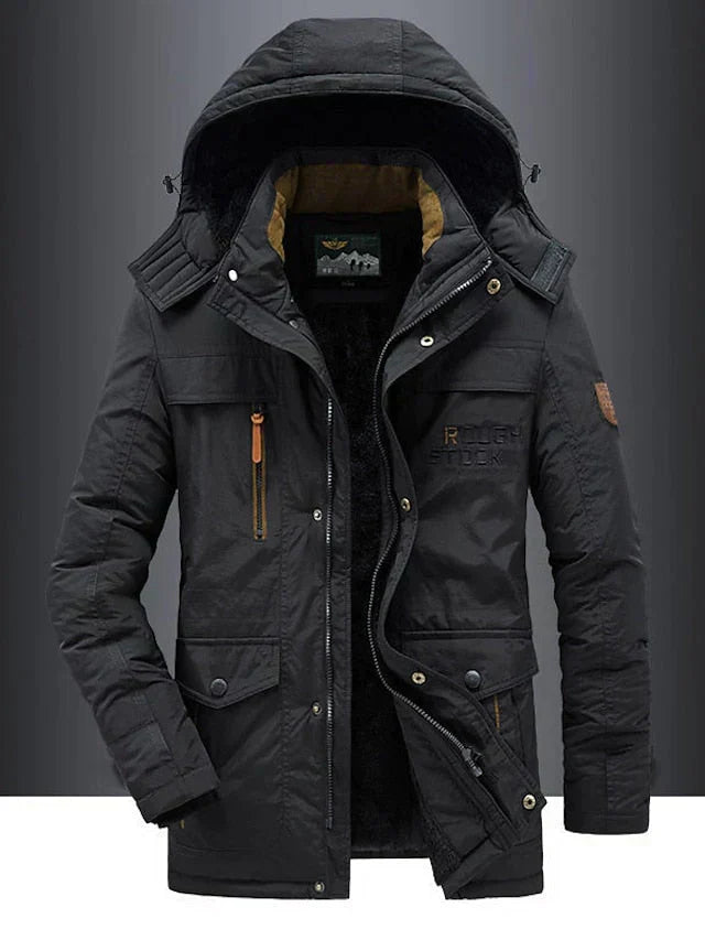 Adrian | Fleece-Lined Winter Jacket